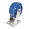 Vestil Solid Polyurethane Swivel Caster 6 In. Diameter x 2 In. Width 1200 Lb. Capacity Dark Blue CST-F-SS-6X2SP-S - alternate 6